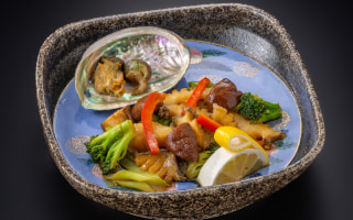 鮑のバター焼き